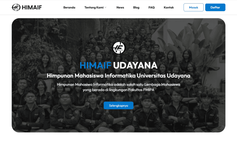 Web HIMAIF Udayana